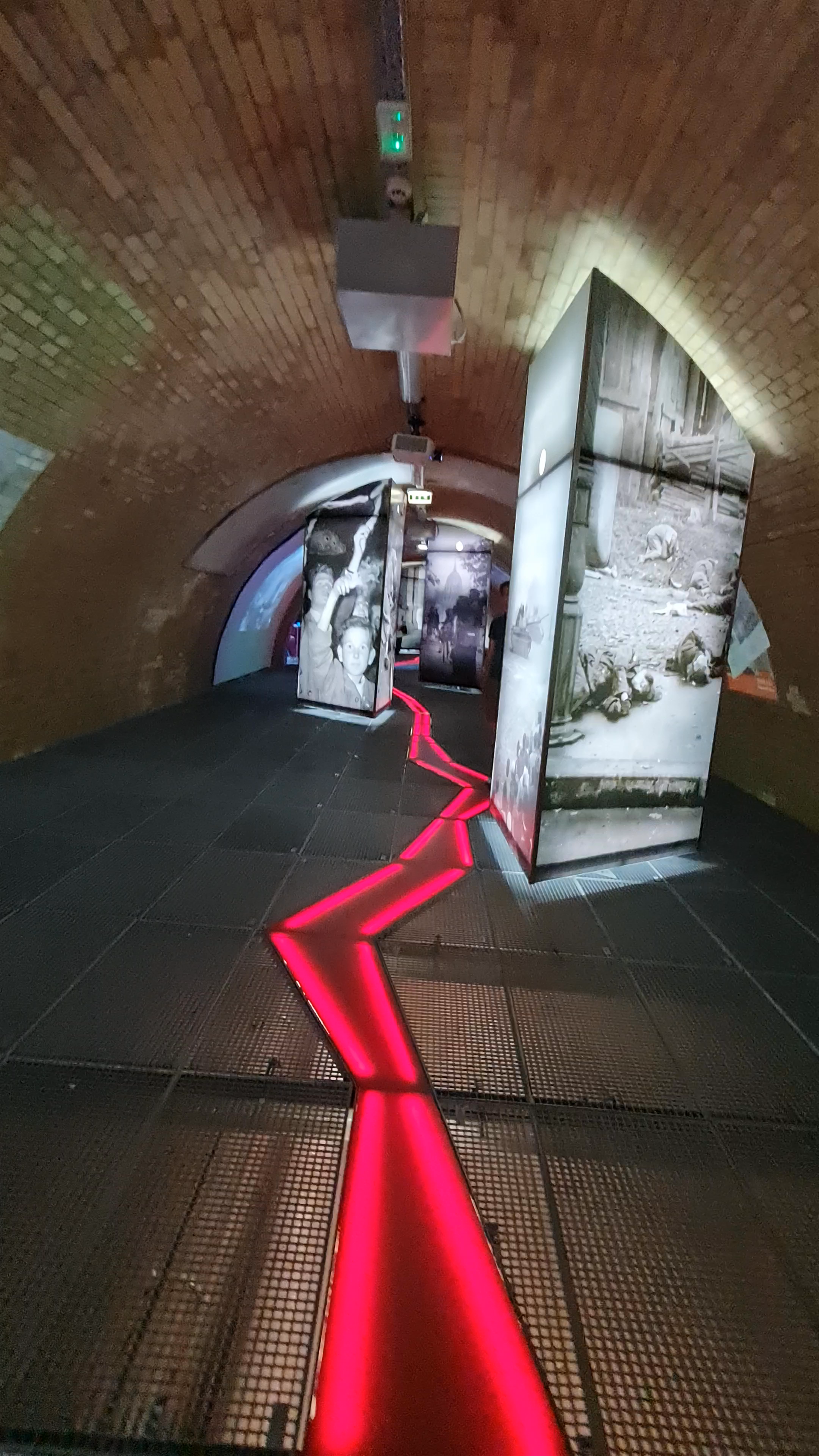 Immersive History Walk at Heroes' Square Underground Exhibit, Budapest