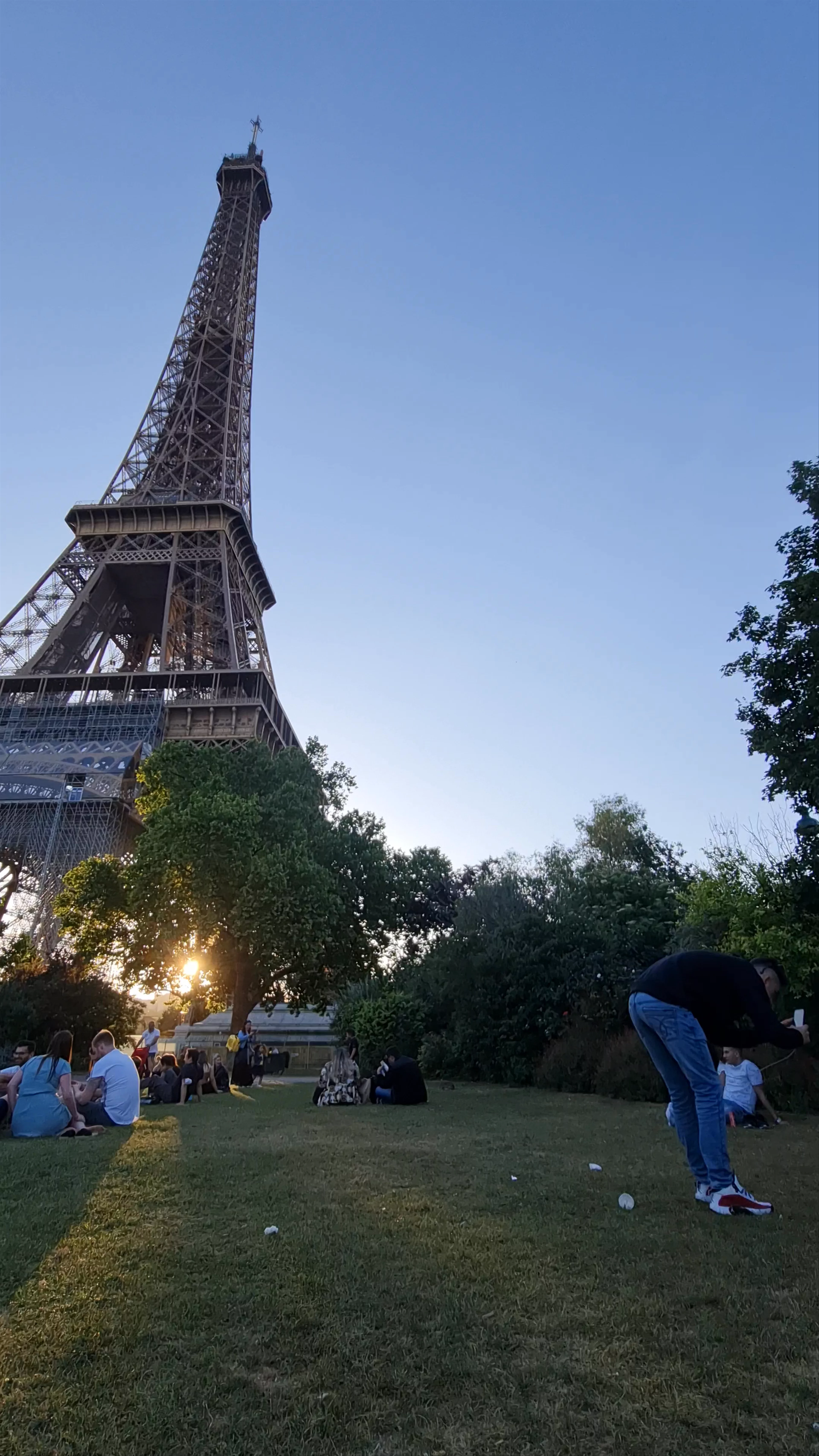 Jardin de la Tour Eiffel, Paris, France