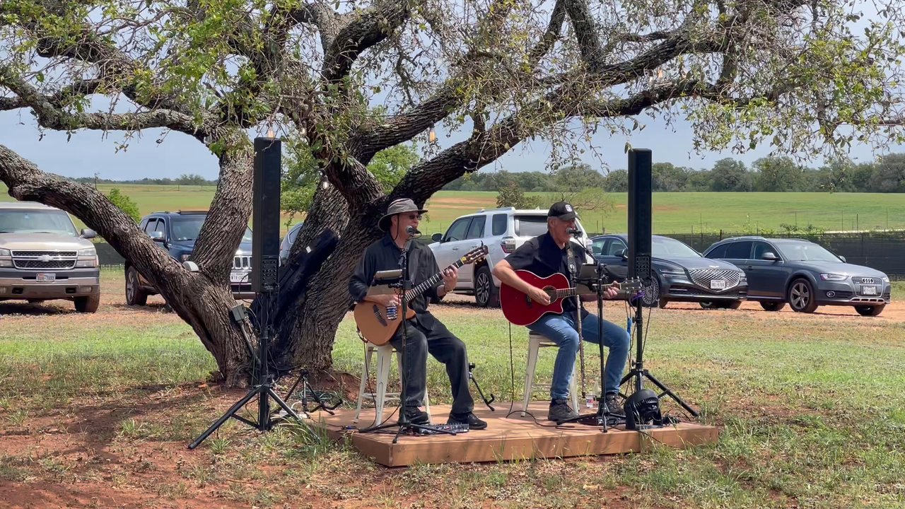Sandy Road Vineyards - Live music during pickup party - Wineries Near Me - Johnson City, Texas