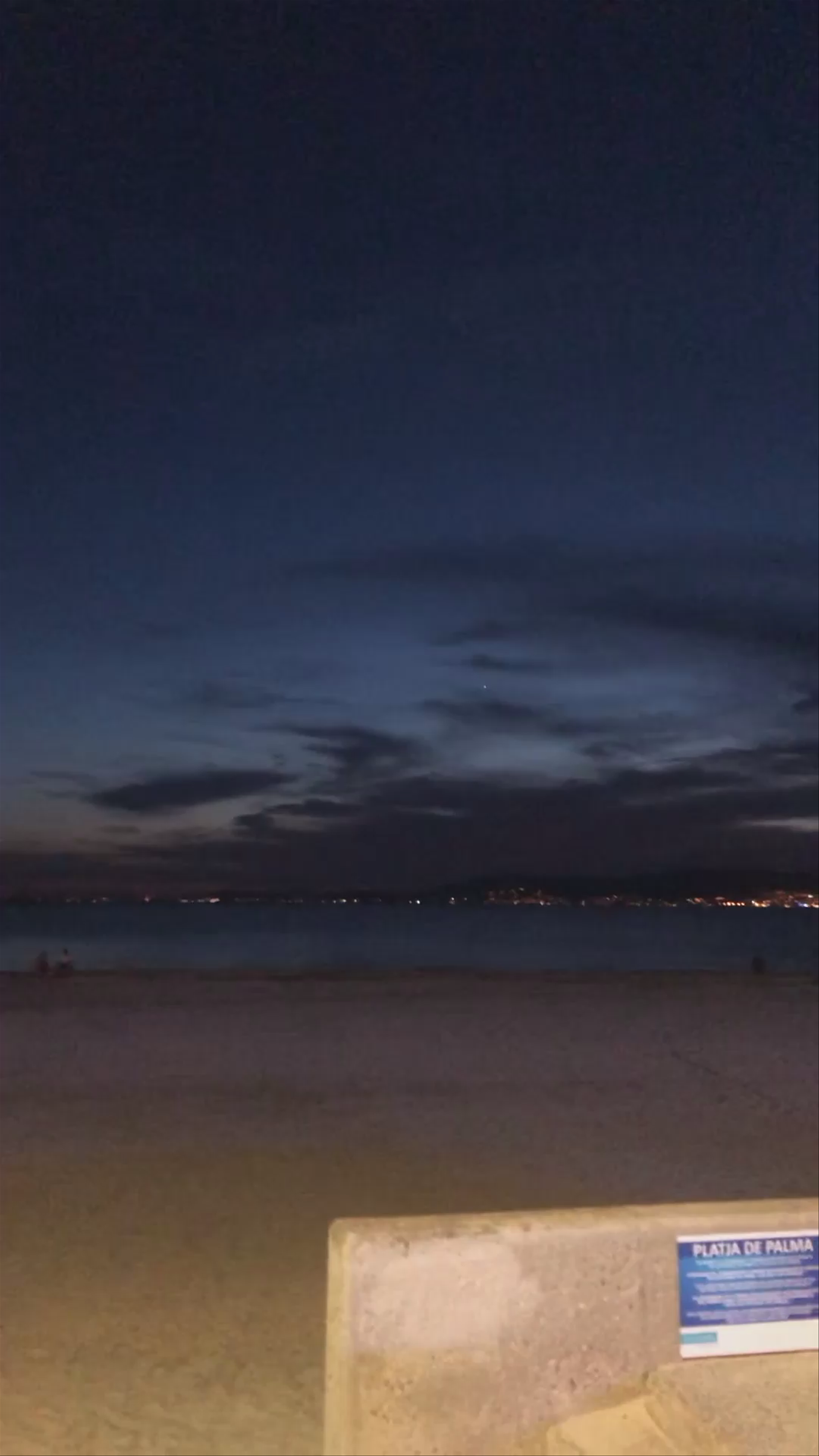 Magical Evening at S'Arenal Beach, Spain