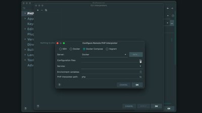 Set up a docker-magento project in PhpStorm and Docker
