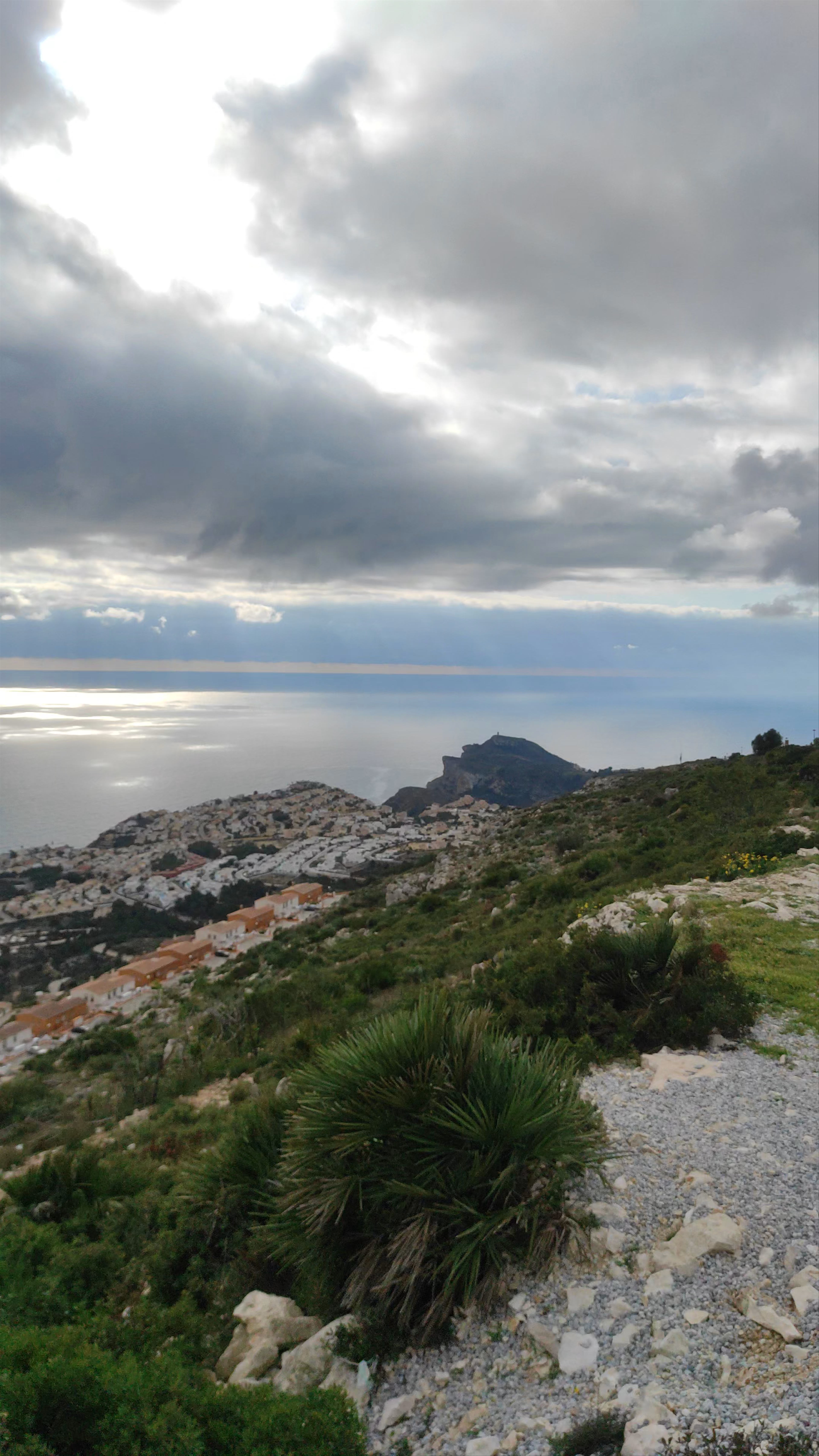 Scenic Coastal Views from Puig de la Llorença, Spain