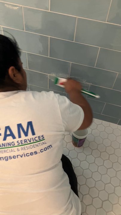 FAM Cleaning Services - Give your shower's grout and tile the detailed attention it needs. - Home Cleaning Near Me - Buford, Georgia
