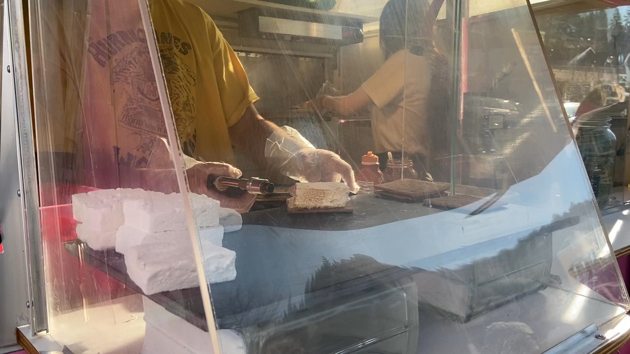 S’moregasm - blowtorching the marshmallow - Desserts Near Me