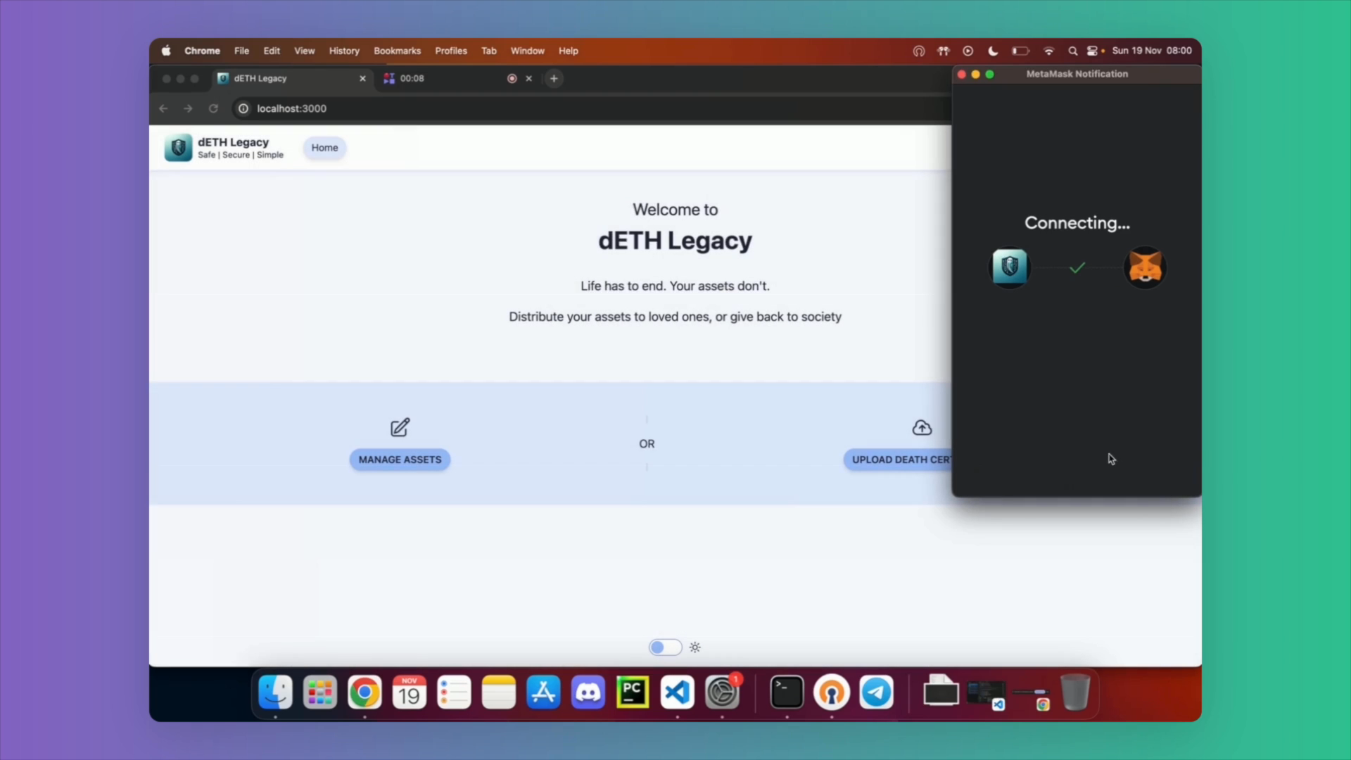 dETH legacy video demo