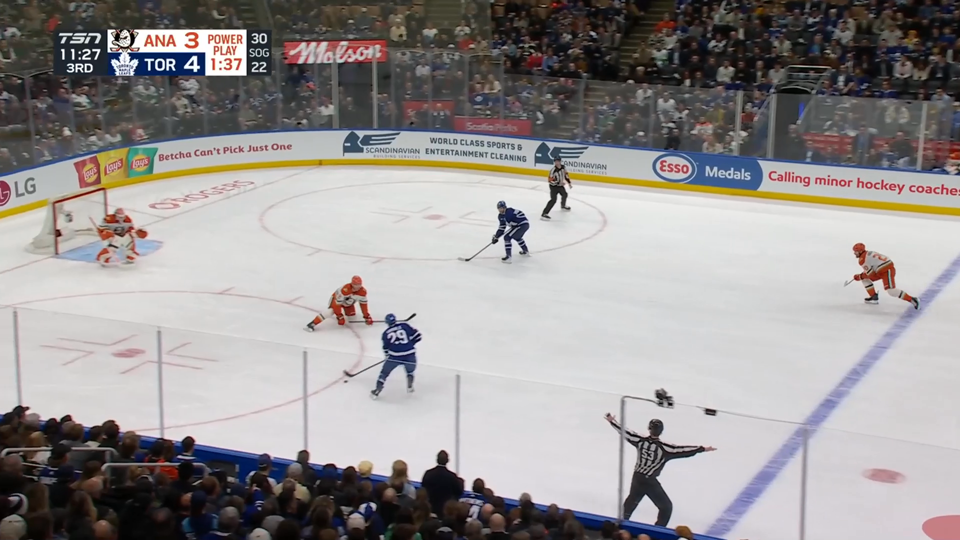 Groulx scores shorthanded goal · Mar 12, 2026