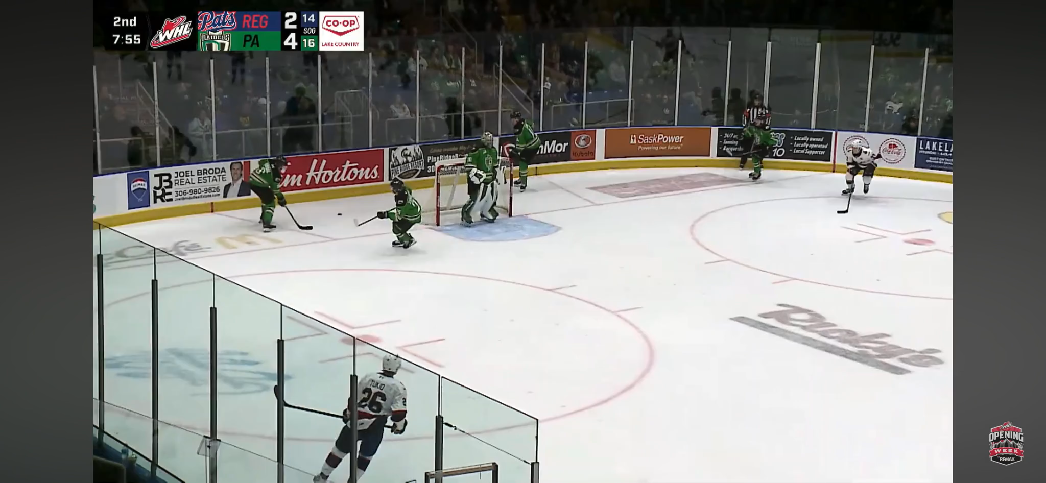 Carsyn Dyck's Impressive 1st Goal with the Raiders!