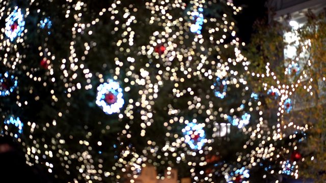 Sparkly Christmas tree