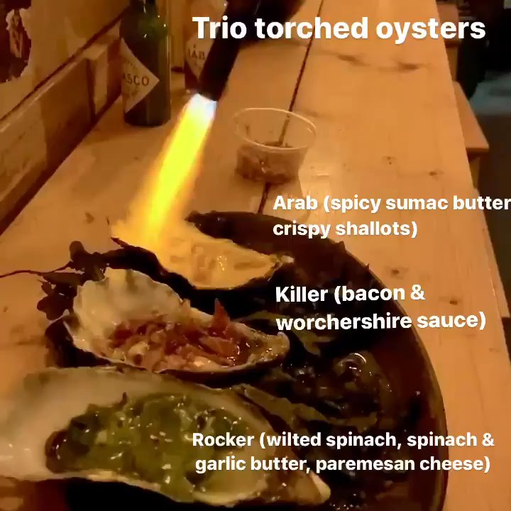Klaw - Torched oysters - Seafood Near Me - Dublin, D