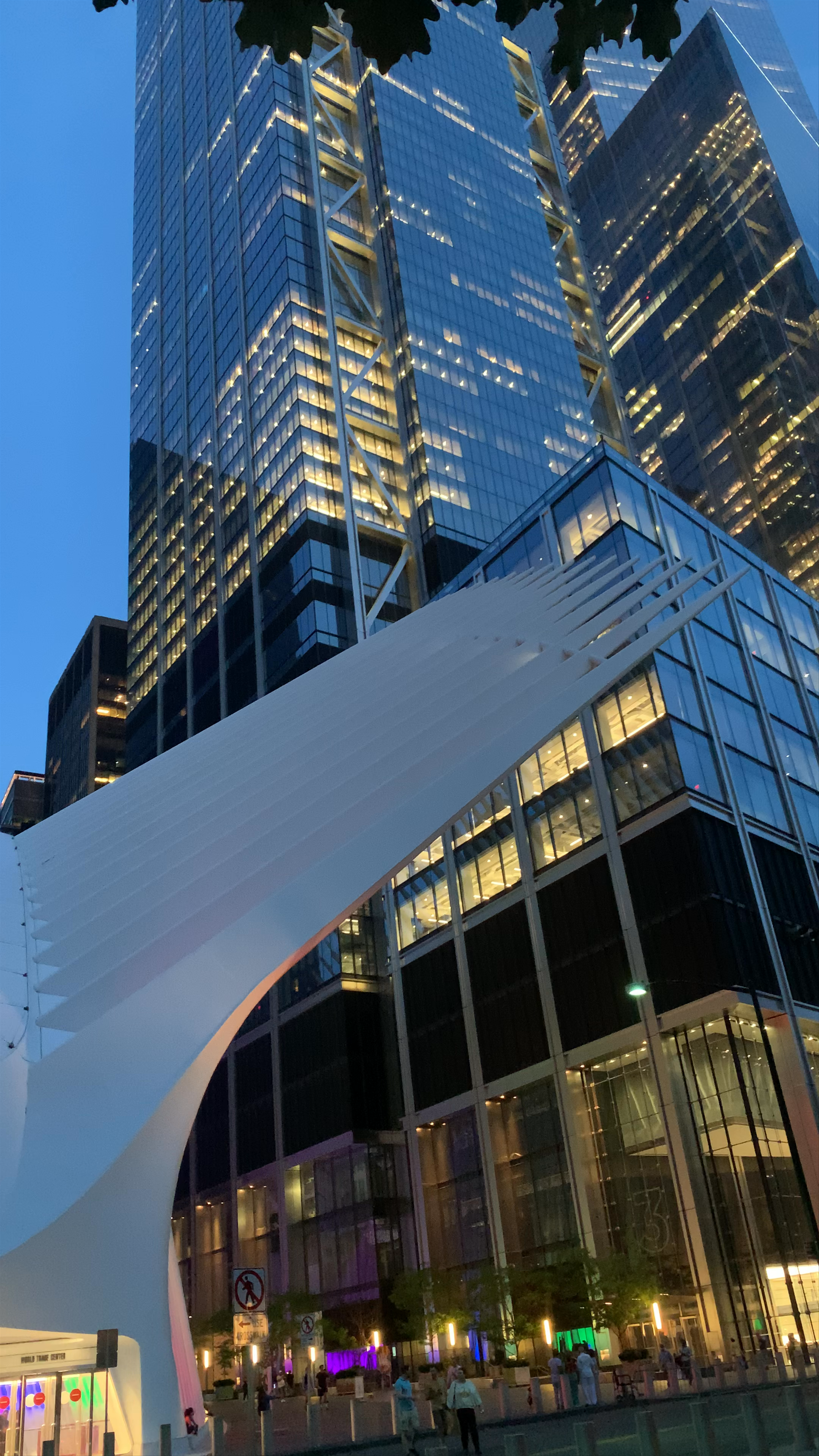 One World Trade Center Oculus: Iconic Architecture at Dusk in New York City