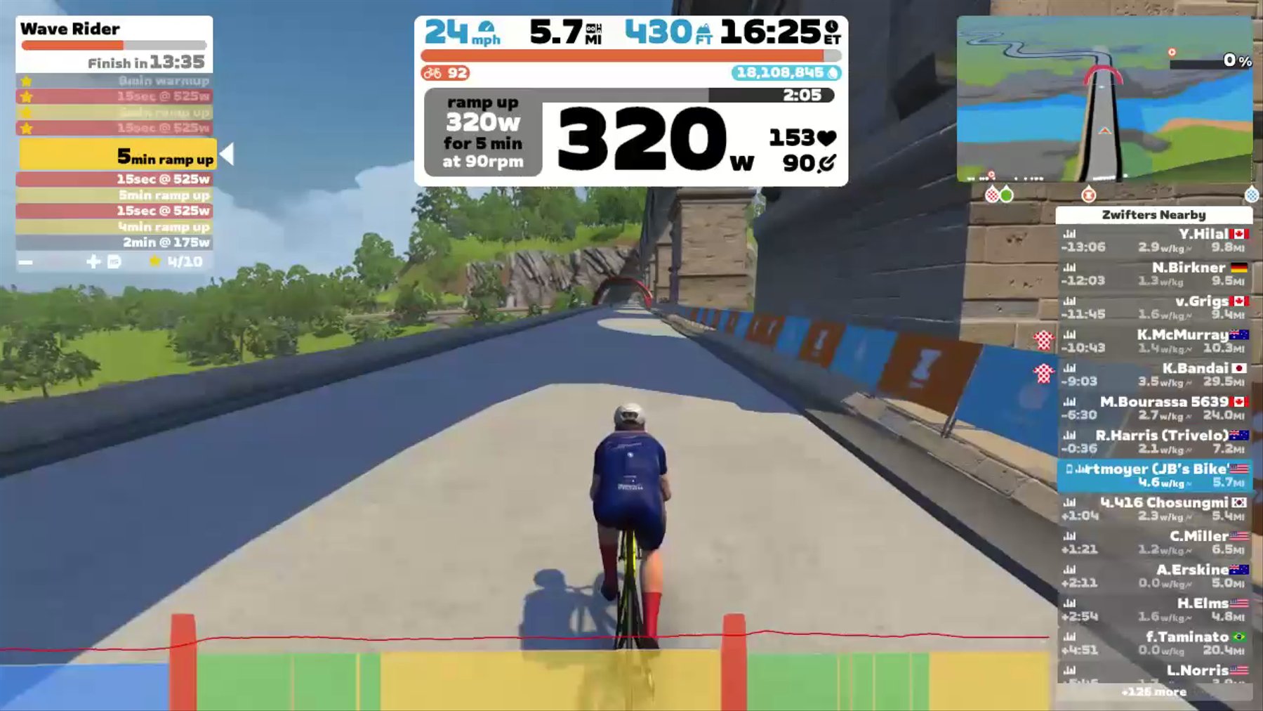 Zwift - Wave Rider in France