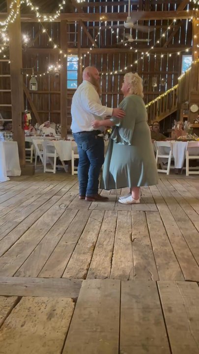 Barn at the Meadows - My son wedding our son and mother dance! - Venues & Event Spaces Near Me - Orrville, Ohio