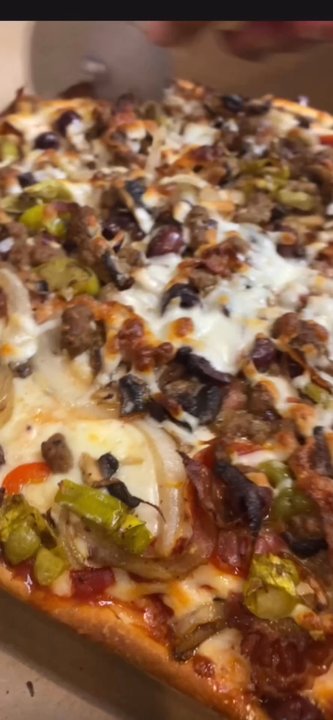 Pizza Greco - Come out and try the Sicilian pizza! Listen to that crunch sound - Pizza Near Me - Winston-Salem, North Carolina