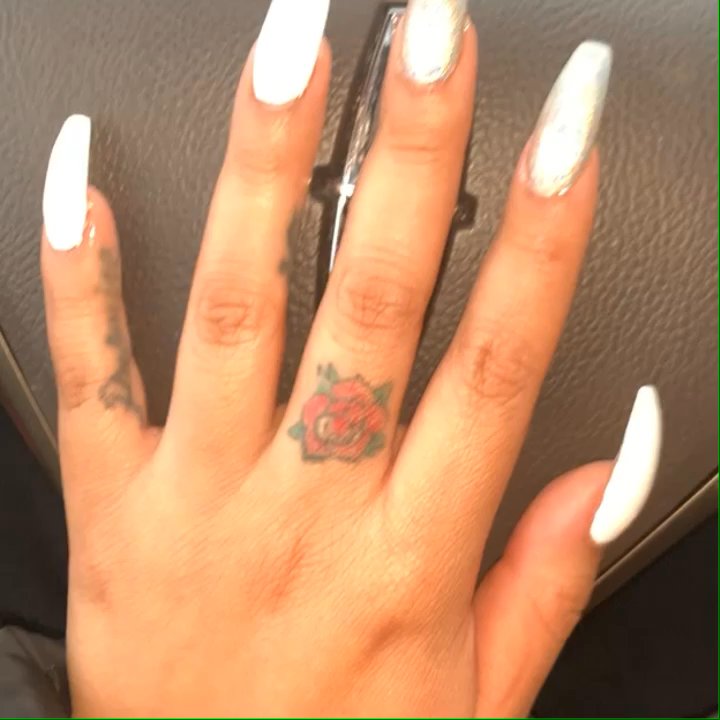 Merry Nails & Spa - When I had first got them done . PERFECTION ! A must go to - Nail Salons Near Me - Gaithersburg, Maryland