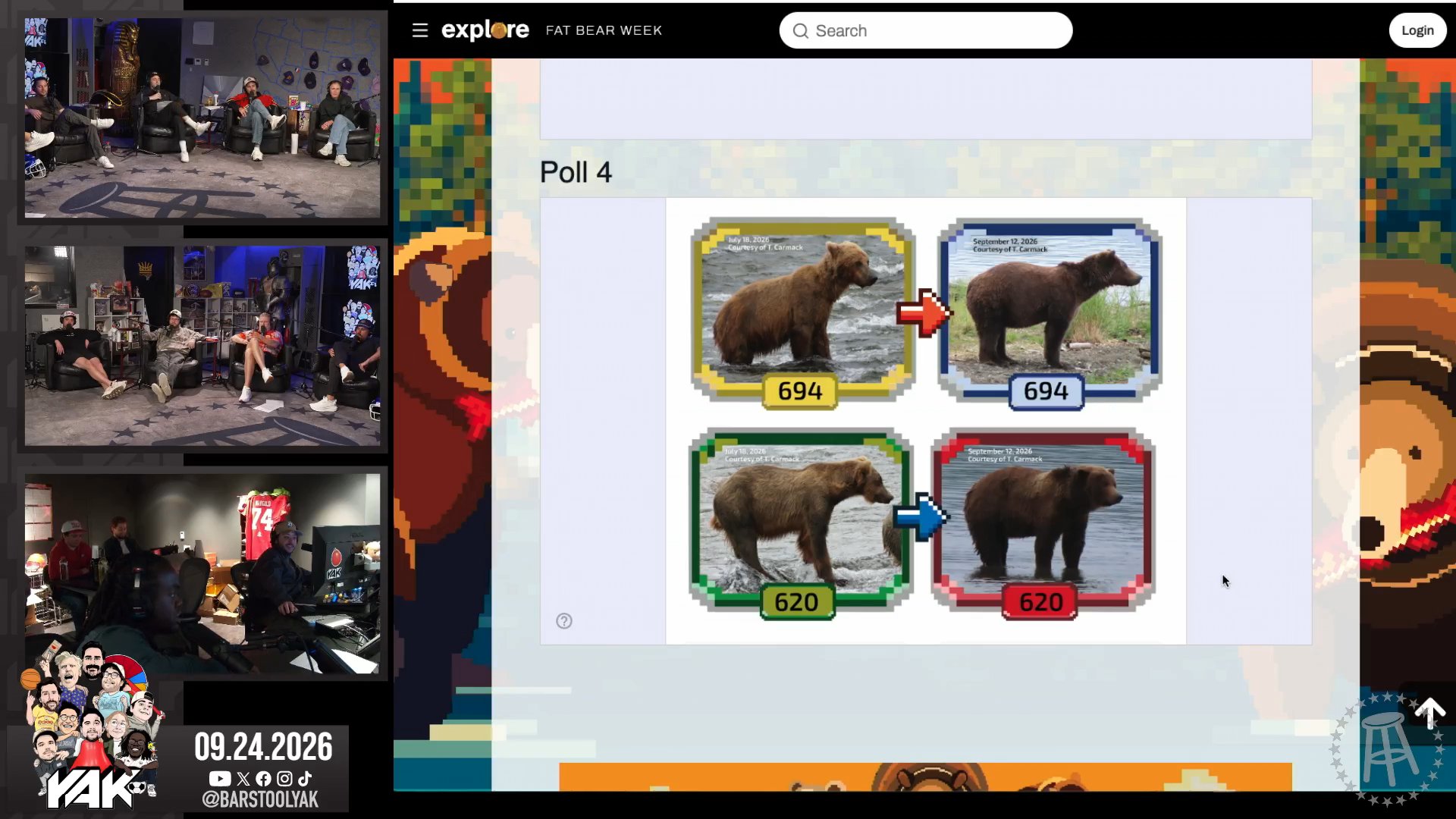 Zah Breaks Down FAT BEAR WEEK 2026!: Thu Sep 24, 2026