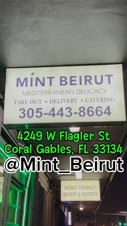 Mint Beirut - Feasting on flavor @mint_beirut - Mediterranean Near Me - Miami, Florida