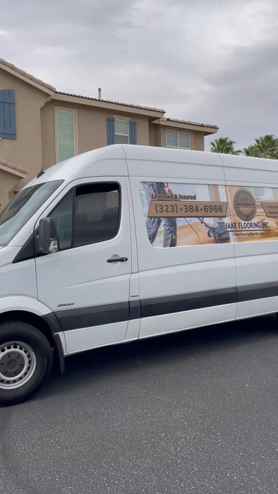 Jaar Flooring - JAAR's Company vehicle - Flooring Near Me - San Bernardino, California