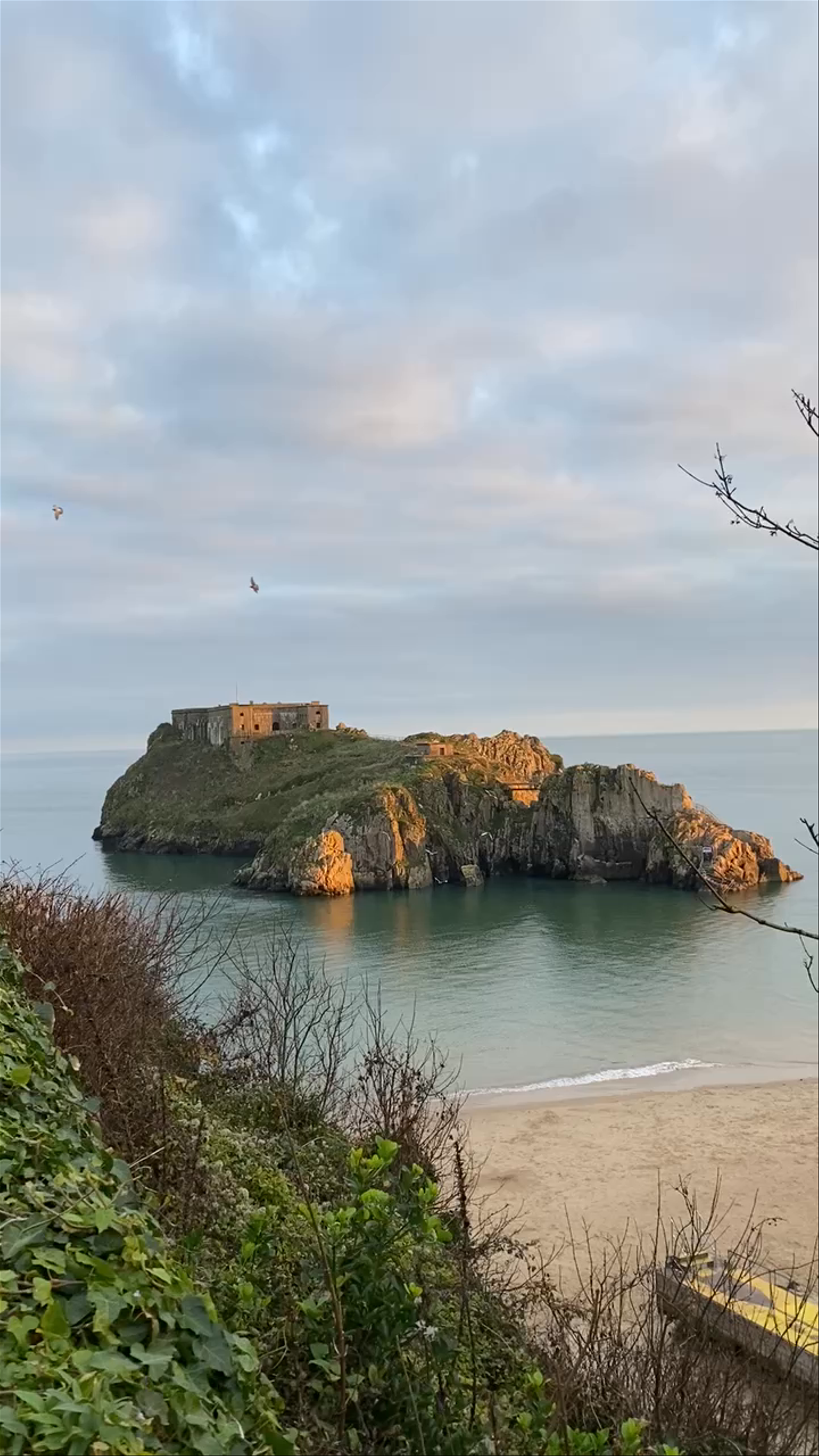 St. Catherines Island and fort
