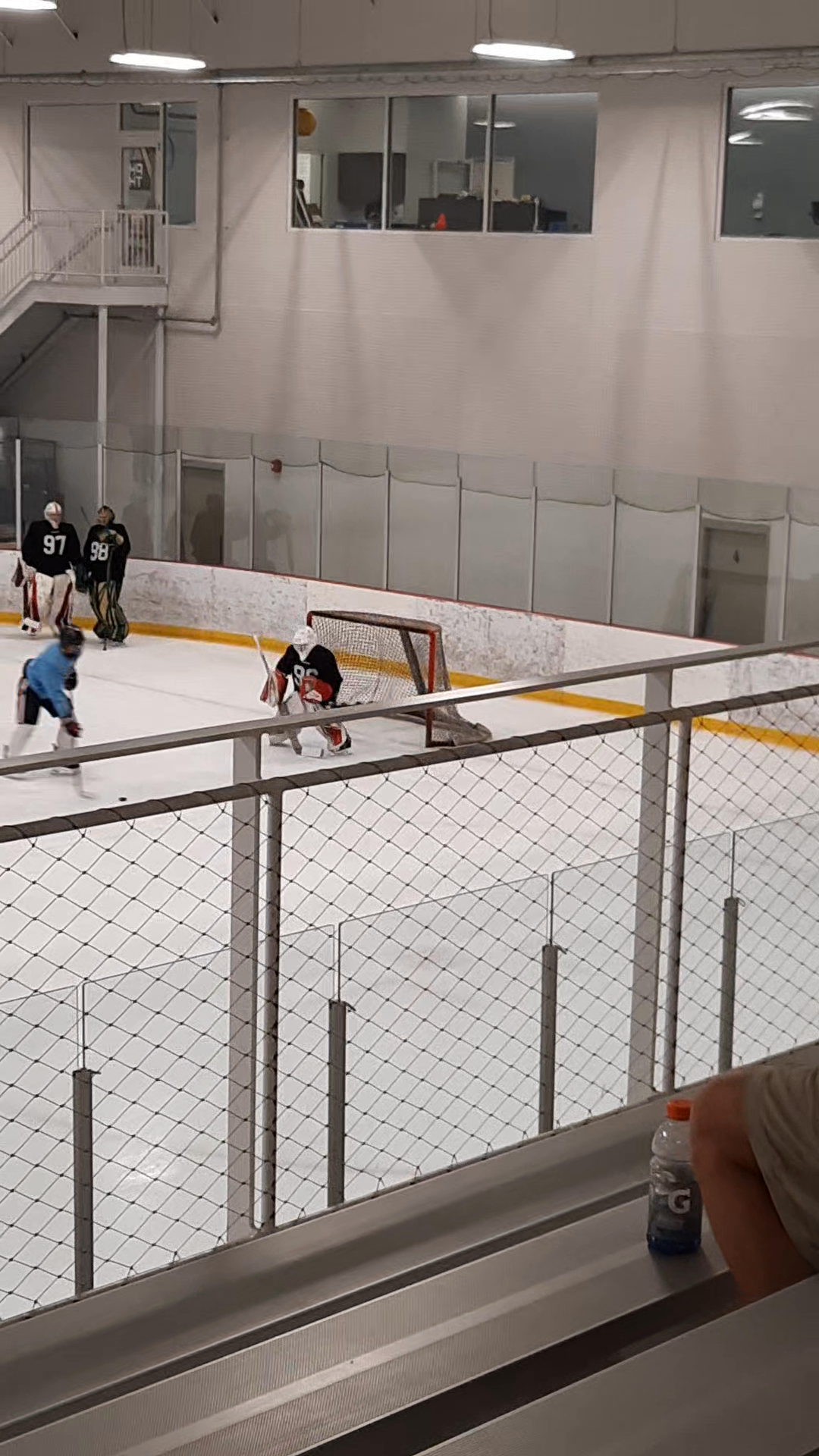 Eric Frank Shines in Training with CCM Selects Blue Team
