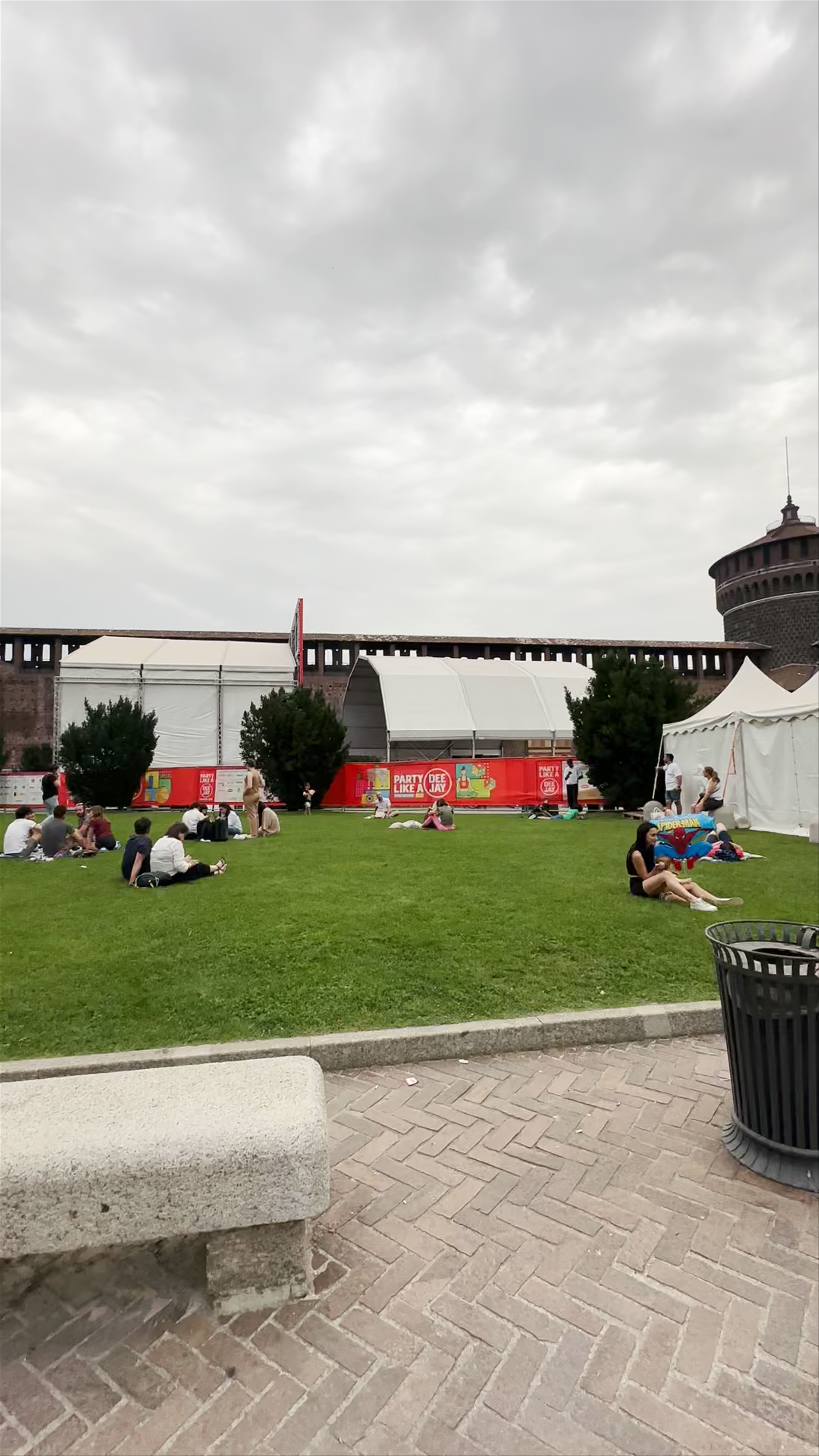 Cortile delle Armi: Historic Milanese Fortress Grounds