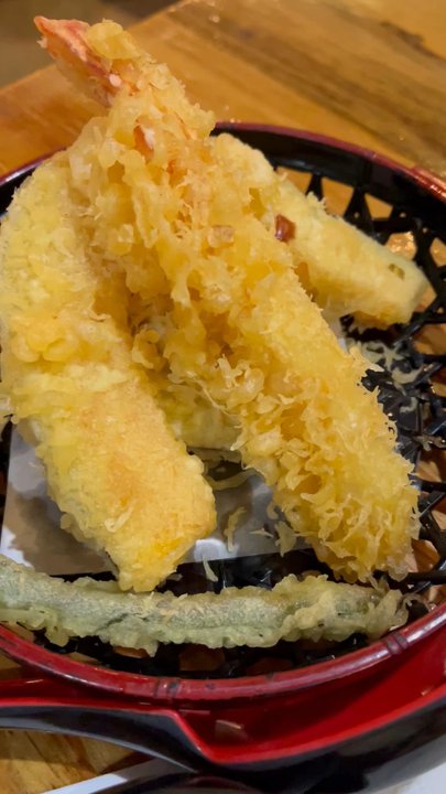 Miyabi Restaurant - Big tempura for the tempura udon! - Japanese Near Me - Tukwila, Washington