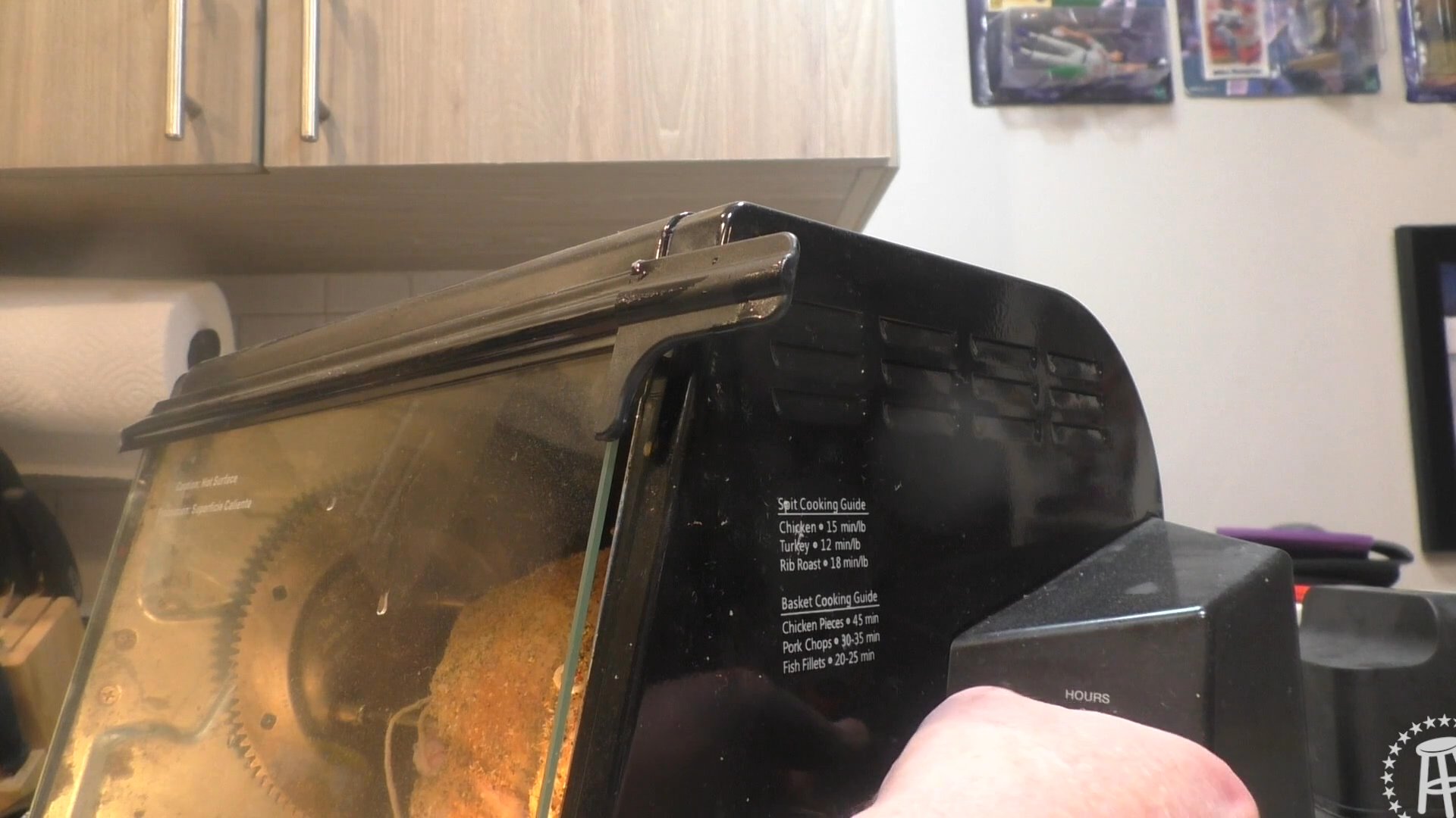 Tank Cooks Rotisserie Chicken