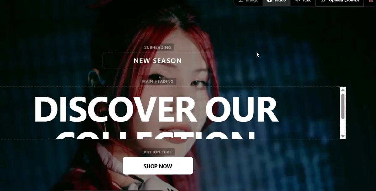 Design your own ecommerce look