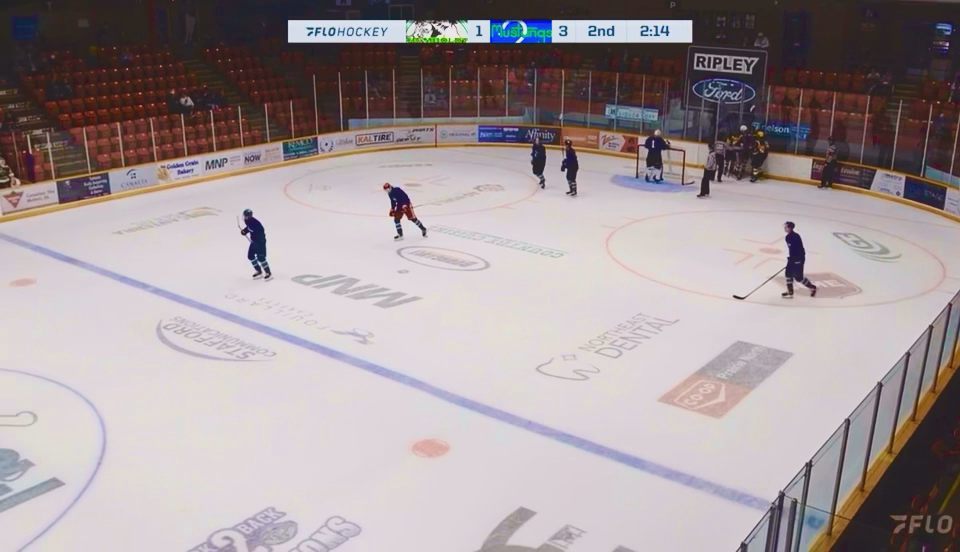 Simon Ward Scores First SJHL Goal for Humboldt Broncos!