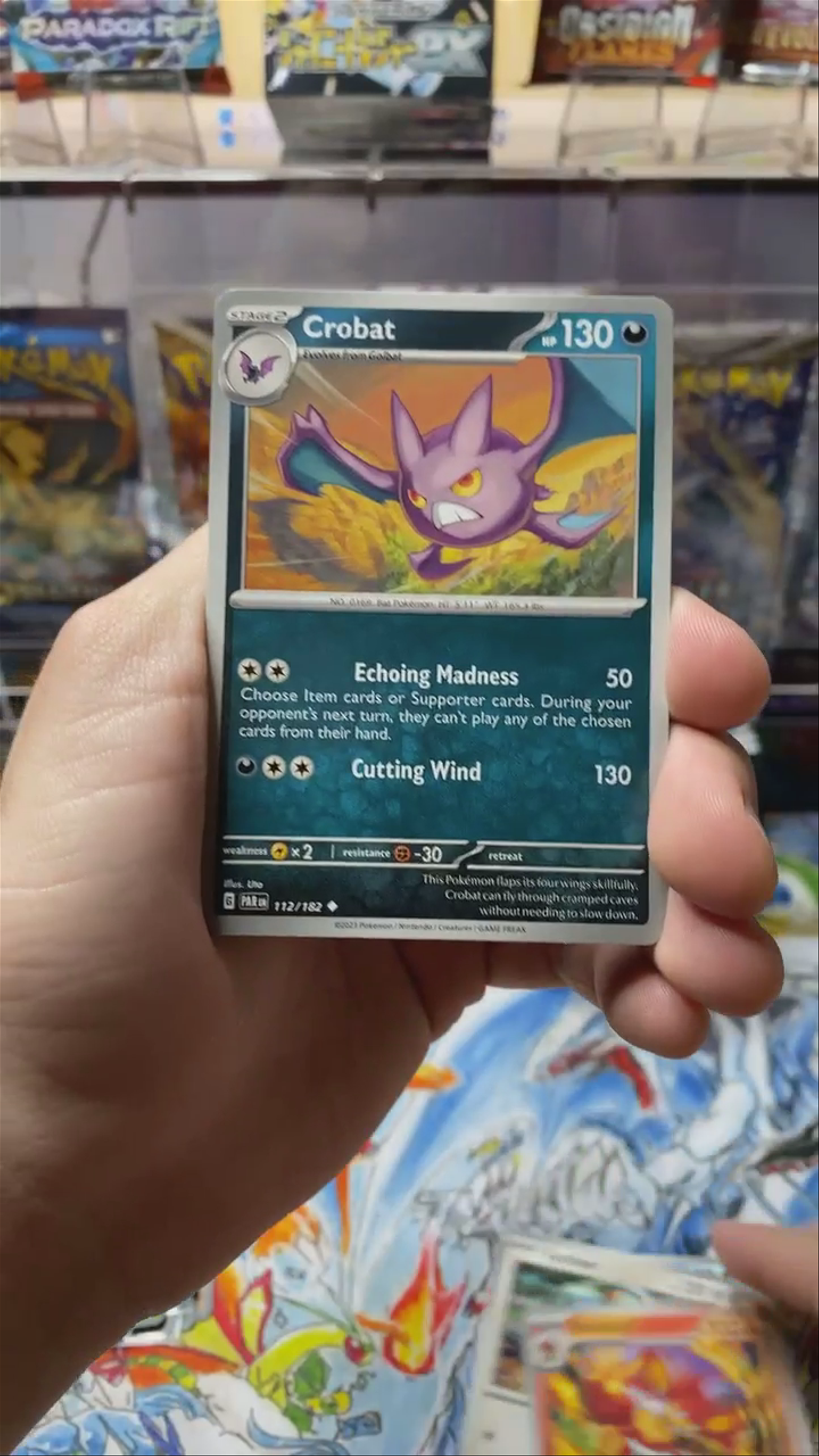 Roaring moon ex hit! 