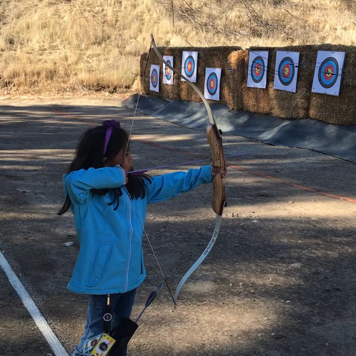 Conejo Valley Archers - My daughter in training. - Archery Near Me - Simi Valley, California