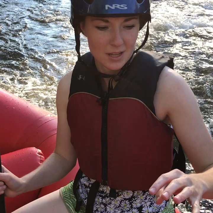 Runoff River Adventures - Ashly her first time - Rafting/Kayaking Near Me - Provo, Utah