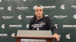 Video thumbnail for video titled MSU Players Speak On Dan Sturges Unexpected Death & How Much Sturges Means To Them