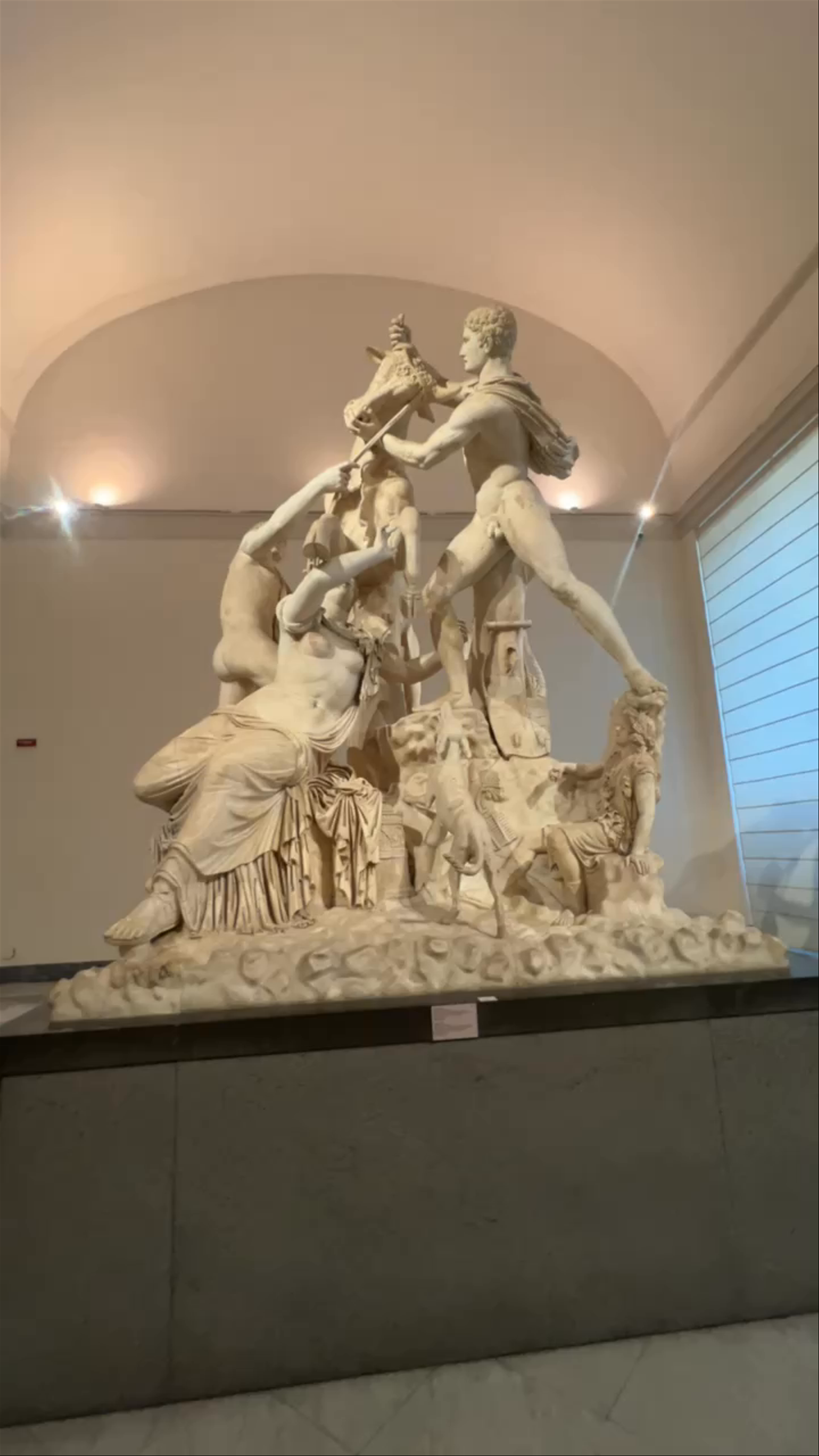 Epic Marble Sculpture at Museo Archeologico Nazionale di Napoli