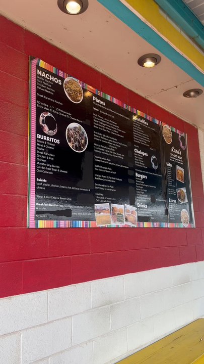 Luna's - Menu options! - Mexican Near Me - Hobbs, New Mexico