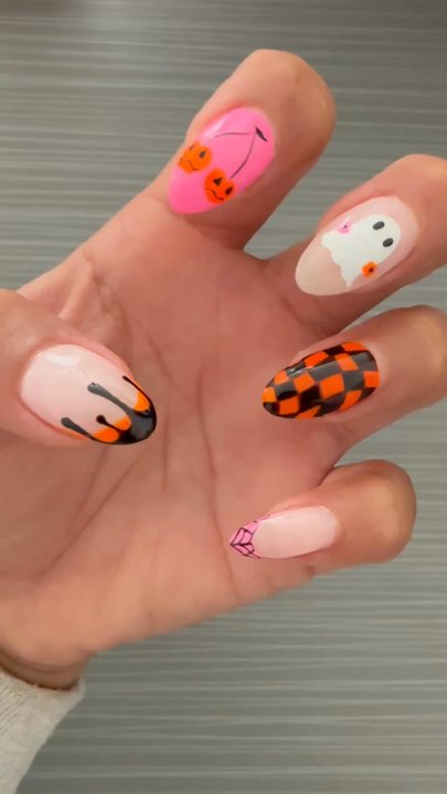 D's House Nails - Halloween nails! - Nail Salons Near Me - Pleasant Hill, California