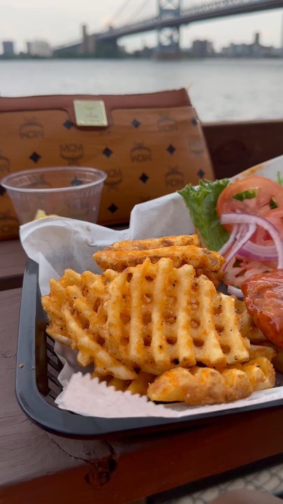 The Winston - Chicken Sandwich and waffle fries were good - Sports Bars Near Me - Philadelphia, Pennsylvania