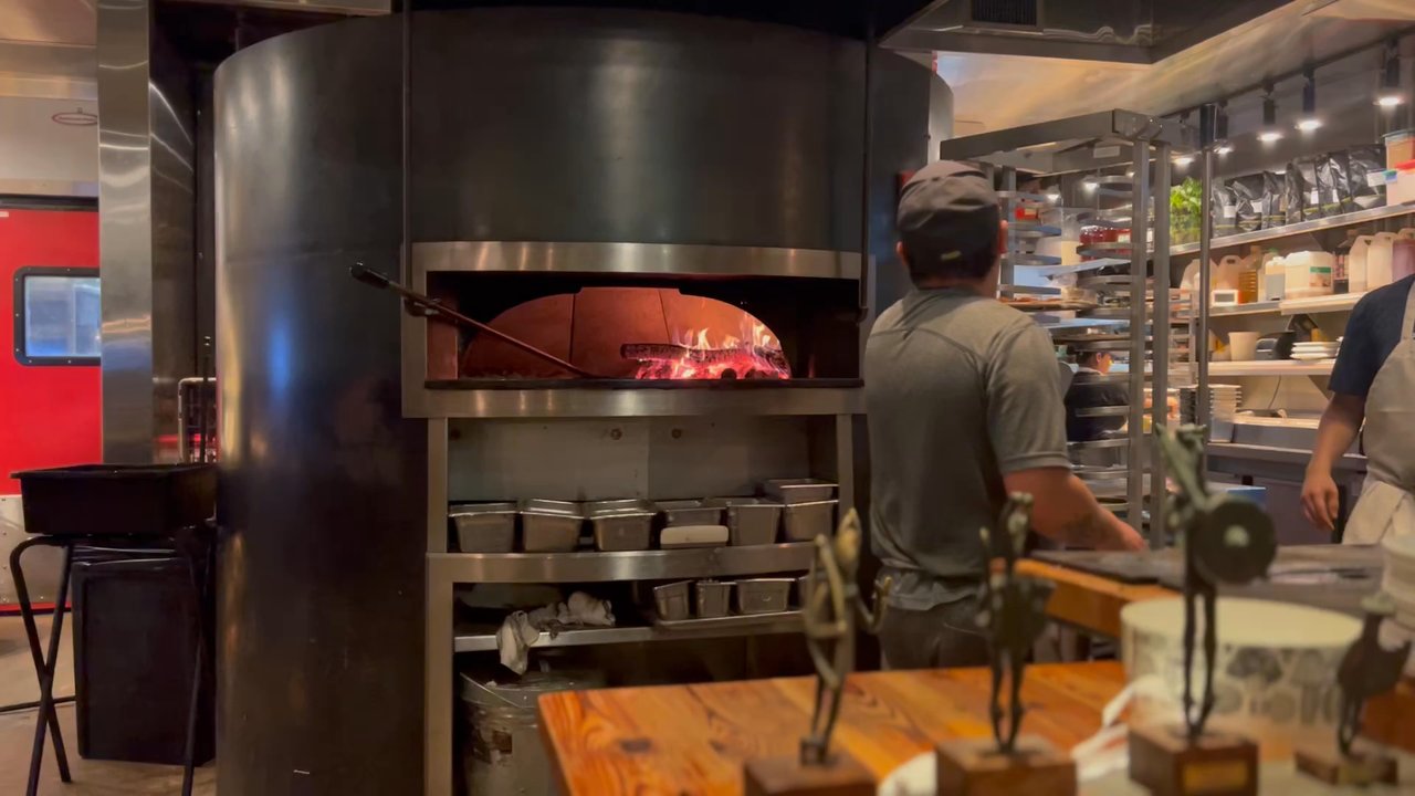 Pizzeria Toro - Fire brick pizza oven was kickin! - Pizza Near Me - Durham, North Carolina