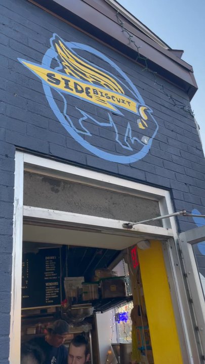 Side Biscuit - Small spot but def a local favorite - Chicken Wings Near Me - Ann Arbor, Michigan