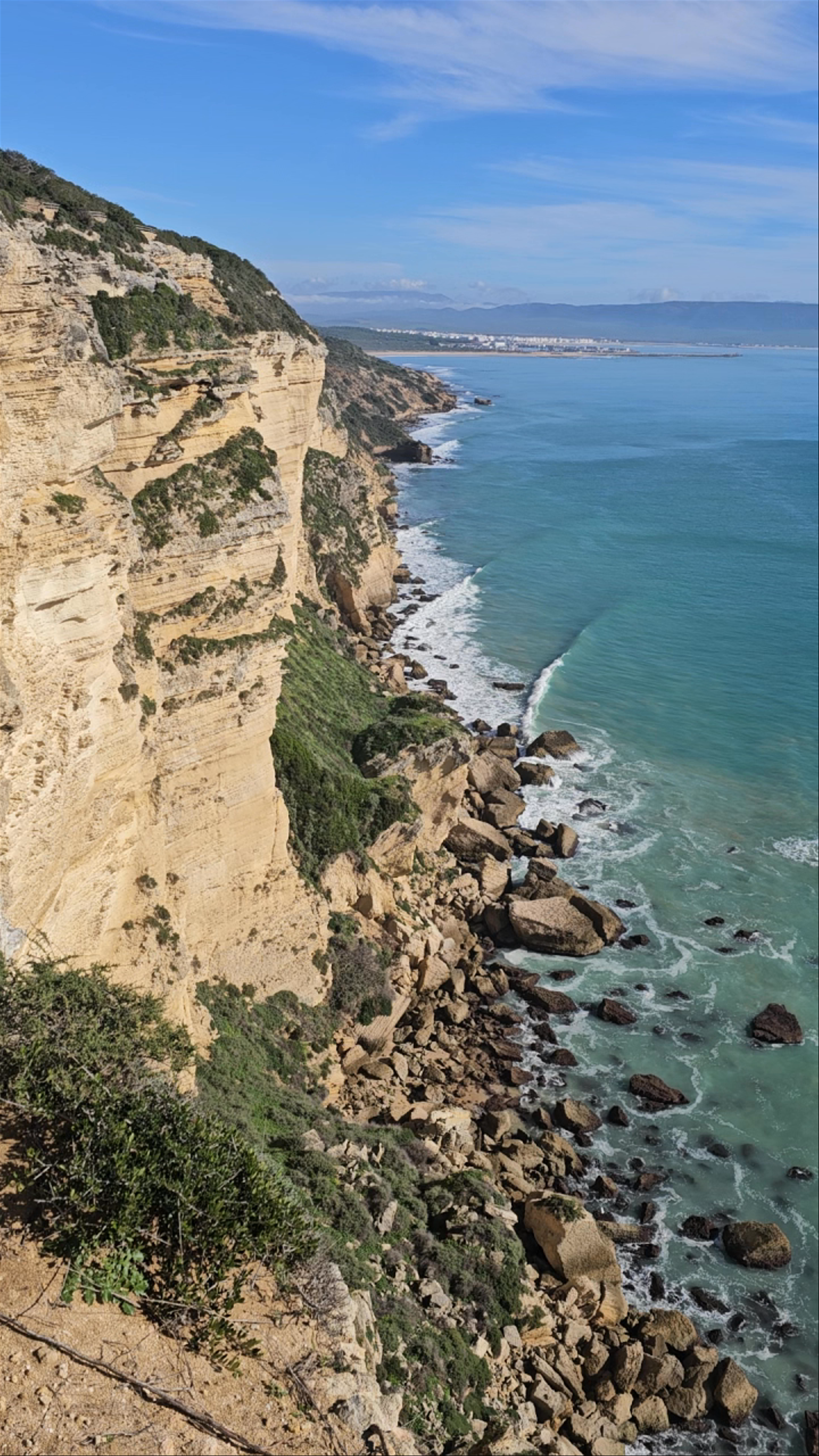 Breathtaking Coastal Cliffs at La Breña, Barbate, Spain