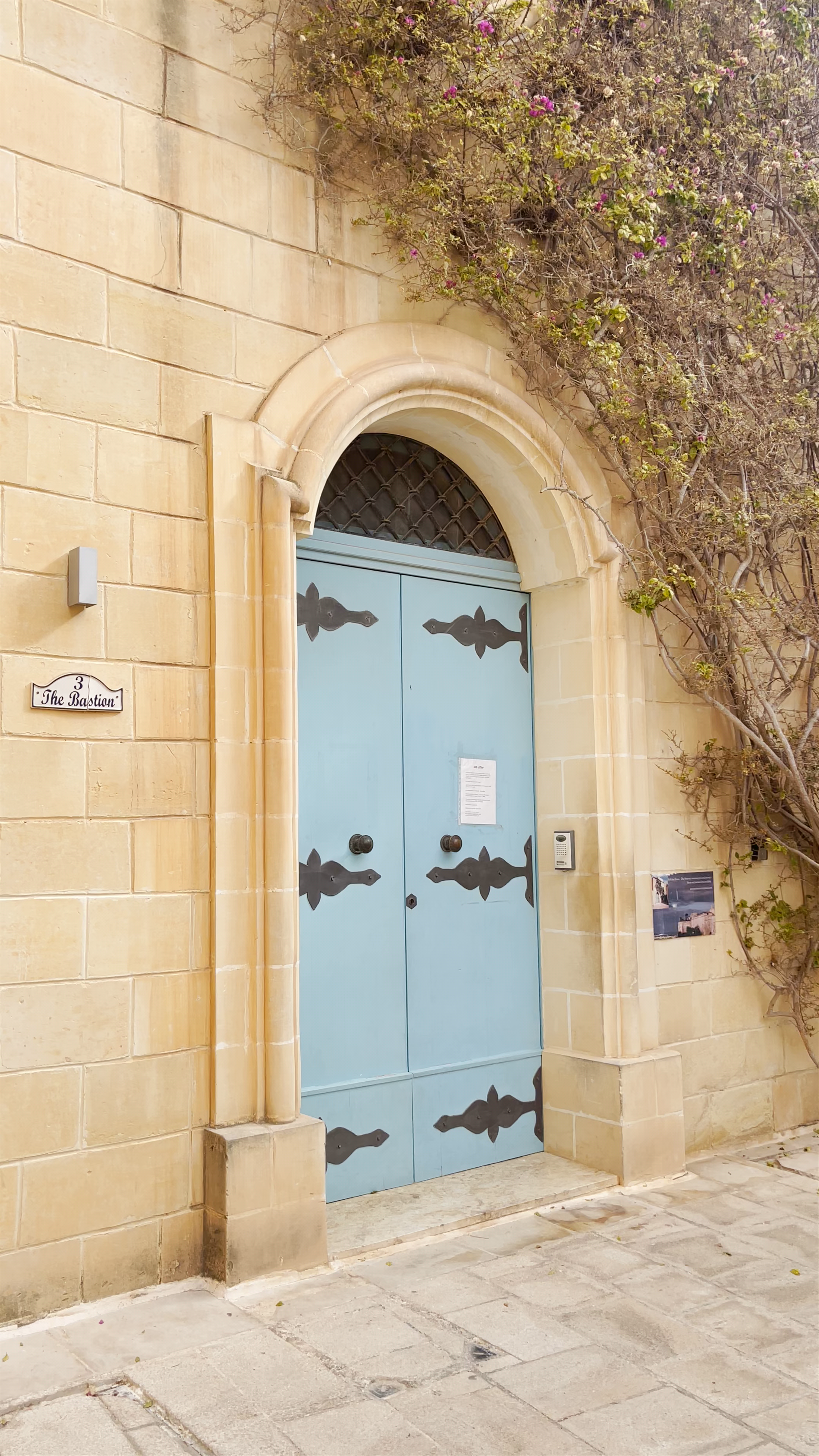 Blue Mdina Door