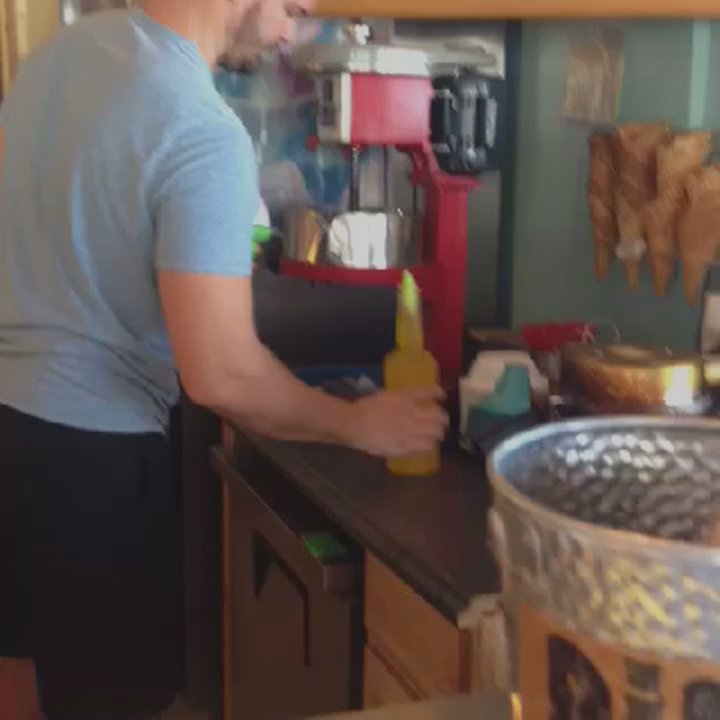 Paradise Sweets - Shaved ice, small, piña colada flavor - Coffee & Tea Near Me - St. Pete Beach, Florida