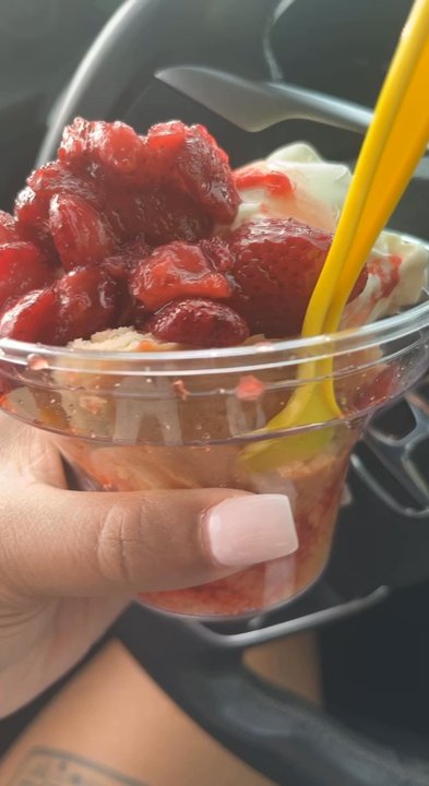 Andy's Frozen Custard - The CRUSH is real ... Strawberry Shortcake Sundae ... get into it!!! - Desserts Near Me - Grapevine, Texas