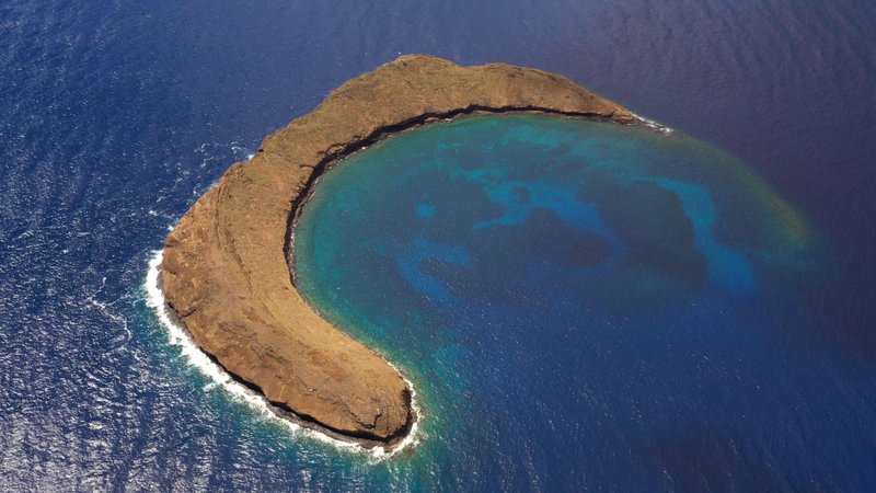 Island off of Maui, Hawaii poster