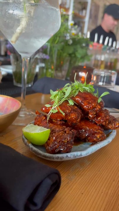 Sama Sama Kitchen - Piping hot wings - Cocktail Bars Near Me - Santa Barbara, California