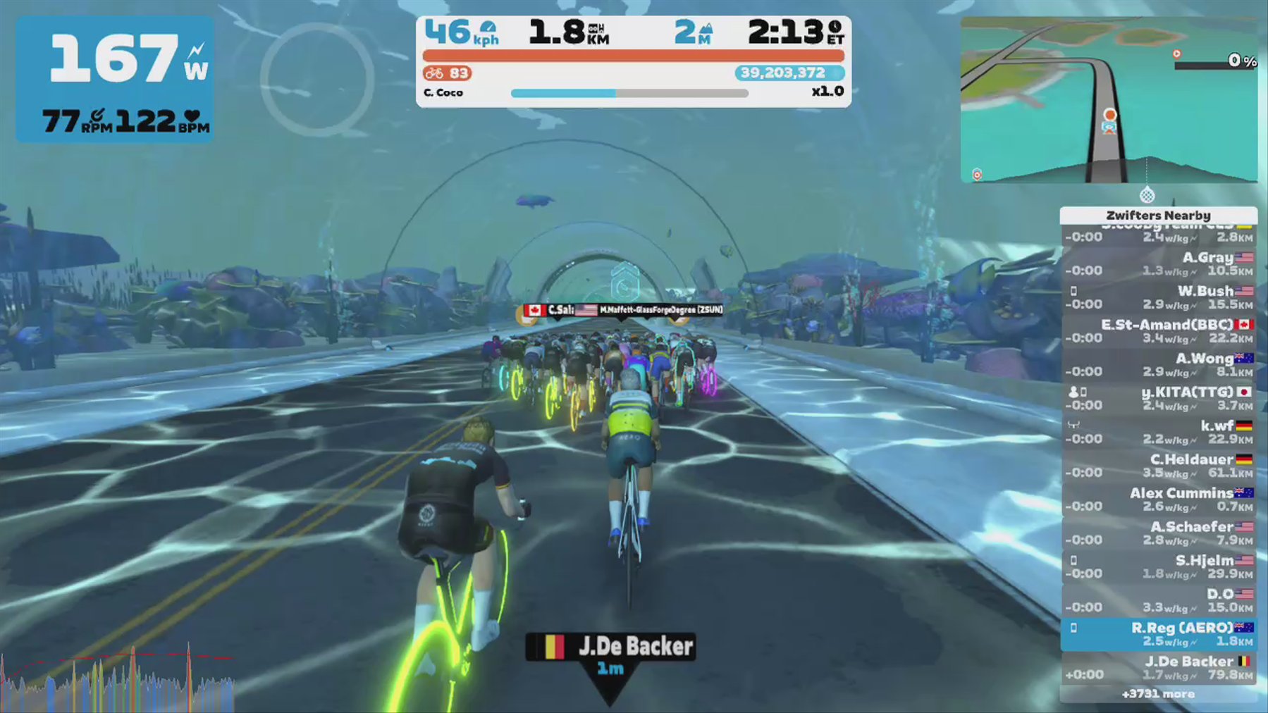 Zwift - Pacer Group Ride: Tick Tock in Watopia with Coco