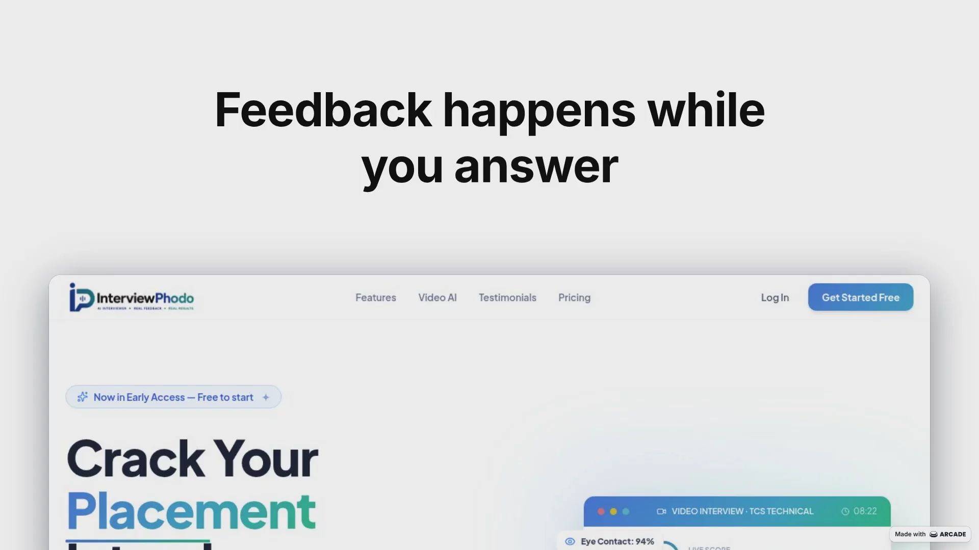InterviewPhodo - AI powered live interviewer image 1