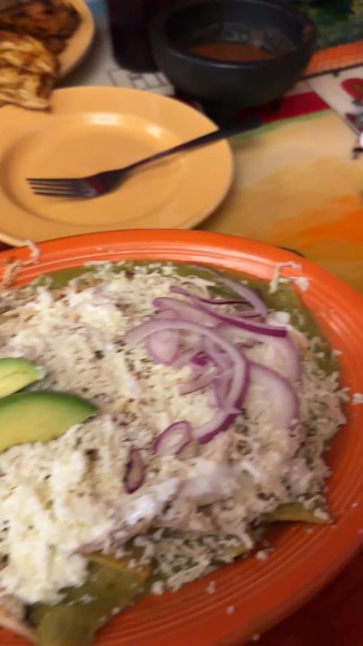 Tulcingo Mexican Restaurant - I had the green chilaquiles and they were amazing. I had them with chicken. - Mexican Near Me - Monroe, New York