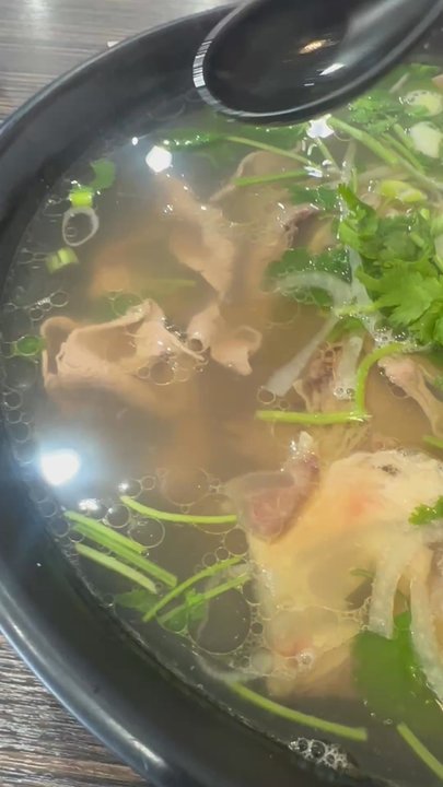 Pho & Grill - Broth is super clean and flavorful! Amazes me how huge the XL bowl is!!! - Vietnamese Near Me - San Dimas, California
