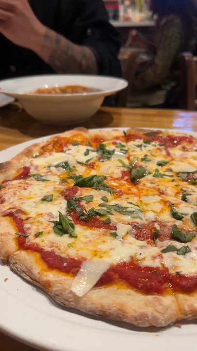 Cafe Napolina - One of our faves 12 " Small Margherita Sicilian Pizza - Pizza Near Me - Concord, California