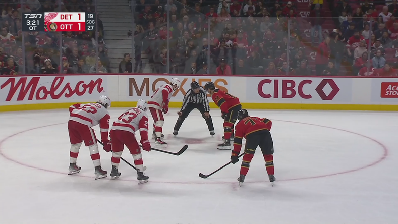 Dylan Larkin with the overtime winner vs. Ottawa Senators · Feb 26, 2026